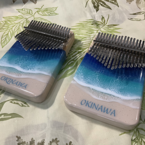 波レジンアートカリンバ